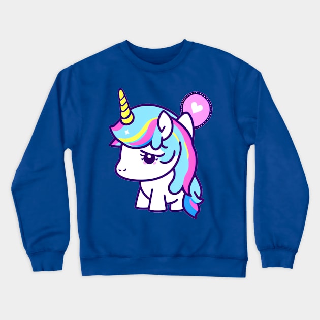 A CUTE KAWAI Unicorn Crewneck Sweatshirt by mmamma030